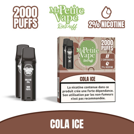 Cartouches RePuff 1000 - Ma Petite Vape (2 cartouches)