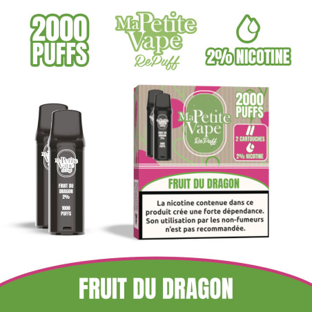 Cartouches RePuff 1000 - Ma Petite Vape (2 cartouches)