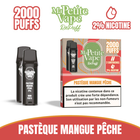 Cartouches RePuff 1000 - Ma Petite Vape (2 cartouches)