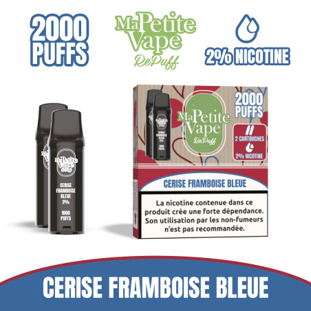Cartouches RePuff 1000 - Ma Petite Vape (2 cartouches)