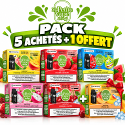 Pack Cartouches Repuff 5 boites achetées + 1 offerte