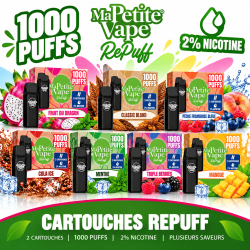 Cartouches RePuff 1000 (x2)